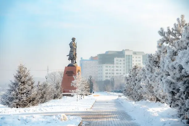 Tượng đài trong công viên Irkutsk